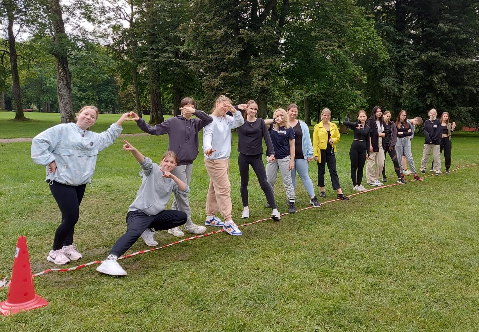 1. kursa izglītojamie saliedēsies Sporta dienā