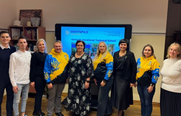 Ventspils tehnikumā viesojās delegācija no Ukrainas profesionālās izglītības iestādes