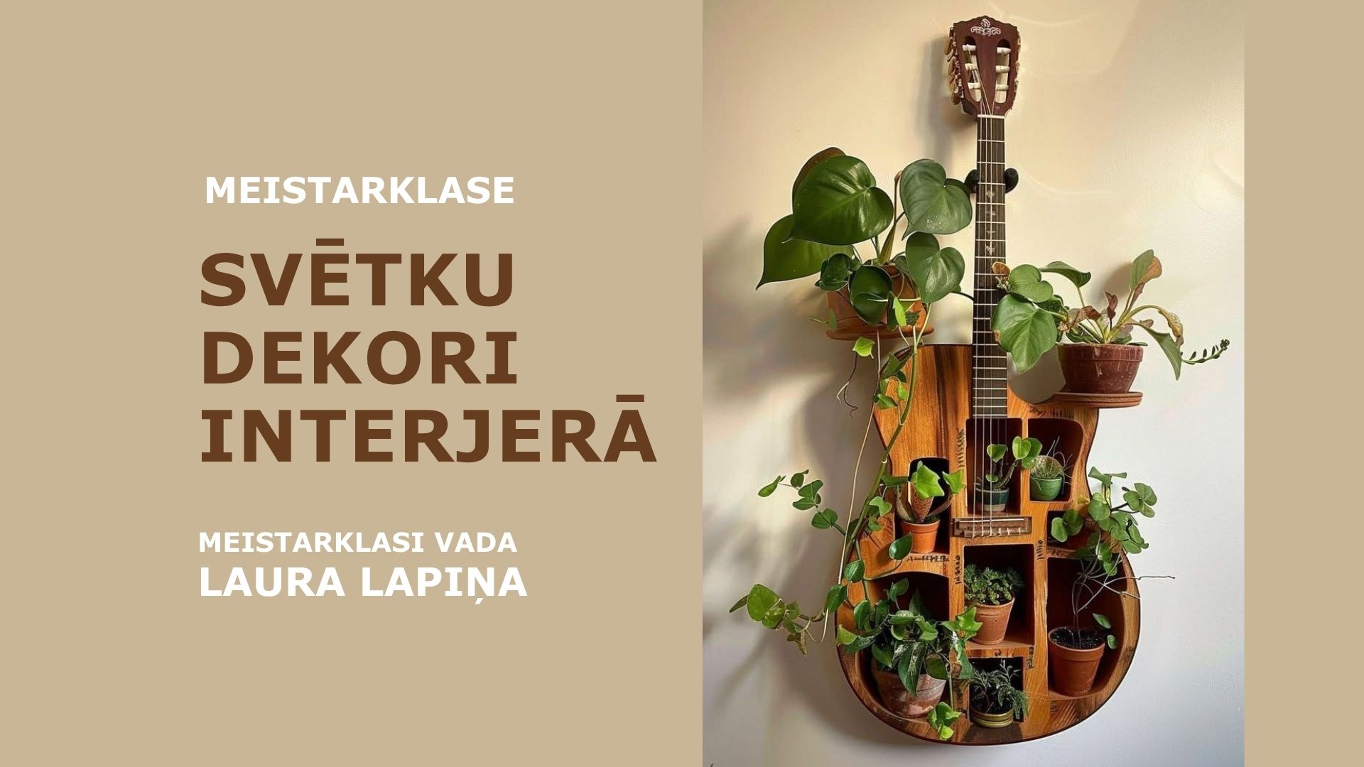 Ventspils tehnikums aicina uz meistarklasi “Svētku dekori interjerā”